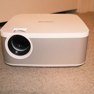White and Gray Mirior Projector